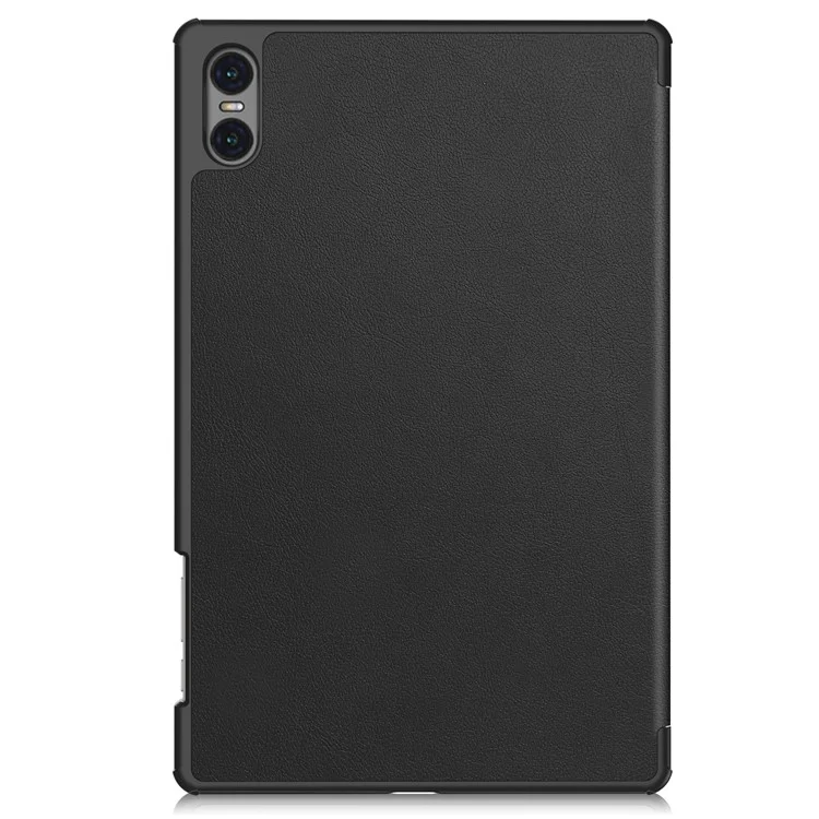 Smart Case for Teclast T50 Pro , PU Leather Shockproof Tri-fold Stand Tablet Cover - Black