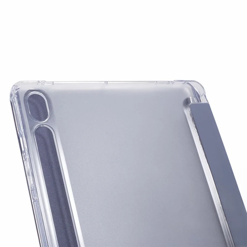 Pour Samsung Galaxy Tab S9 Coque de protection antichoc Tri-fold PU+Acrylique+TPU Housse de tablette Prise en charge du réveil / veille automatique - Violet