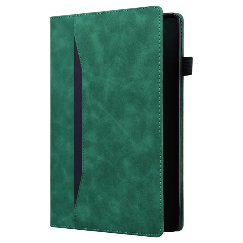 Para Samsung Galaxy Tab S9 Funda de Cartera de Piel PU Funda a Prueba de Golpes para Tableta con Soporte - Verde