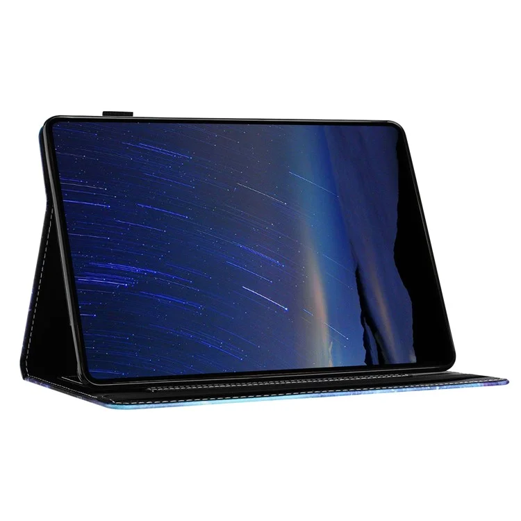 Pour Lenovo Tab M10 Plus (3ème génération) / Xiaoxin Pad 2022 10.6 pouces Étui en cuir PU Texture Litchi Fente pour carte Motif d'impression Couverture - Cape Star