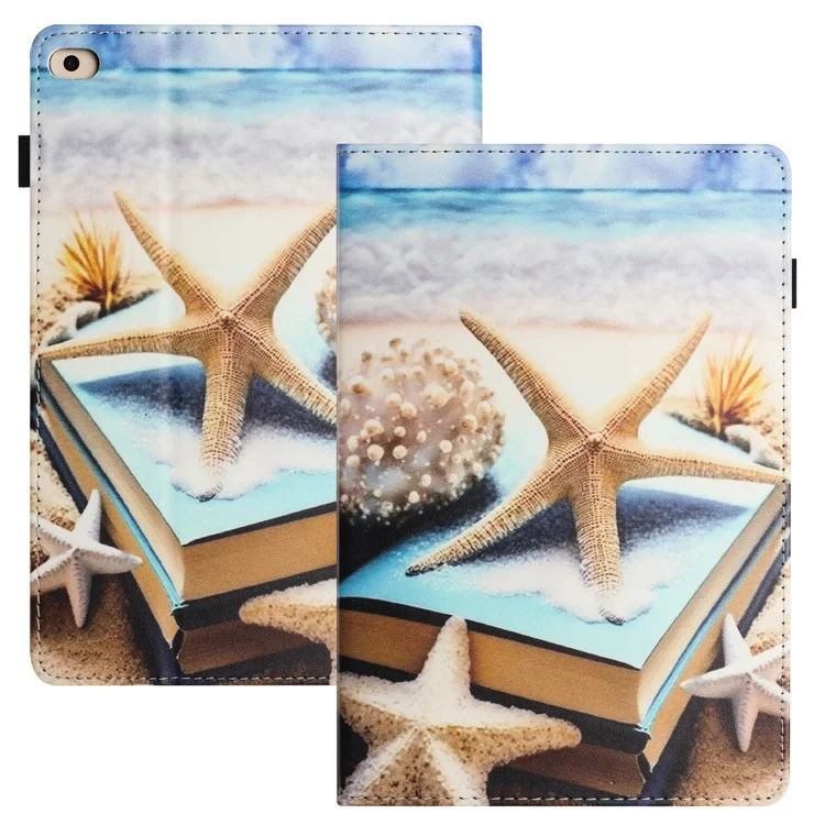 Per iPad Air (2013) / Air 2 / 9.7 pollici (2017) / (2018) Custodia in pelle PU anti-caduta con supporto per tablet, motivo stampato - Cape Star