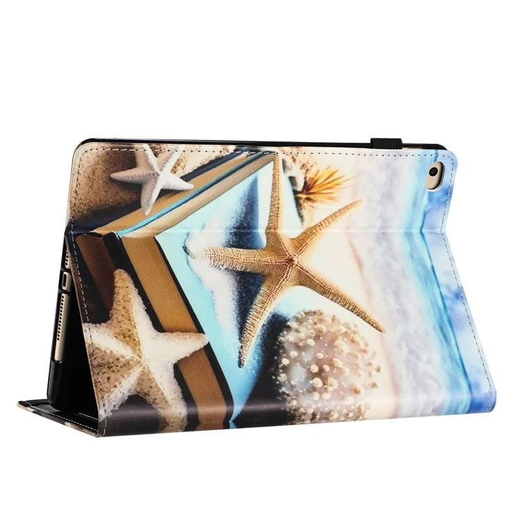 Per iPad Air (2013) / Air 2 / 9.7 pollici (2017) / (2018) Custodia in pelle PU anti-caduta con supporto per tablet, motivo stampato - Cape Star