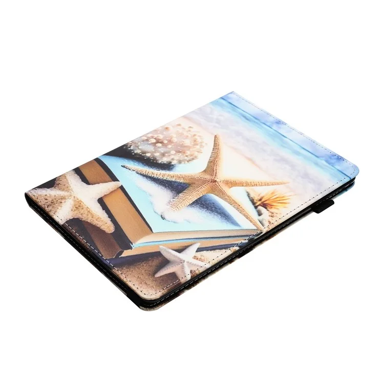 Per iPad Air (2013) / Air 2 / 9.7 pollici (2017) / (2018) Custodia in pelle PU anti-caduta con supporto per tablet, motivo stampato - Cape Star