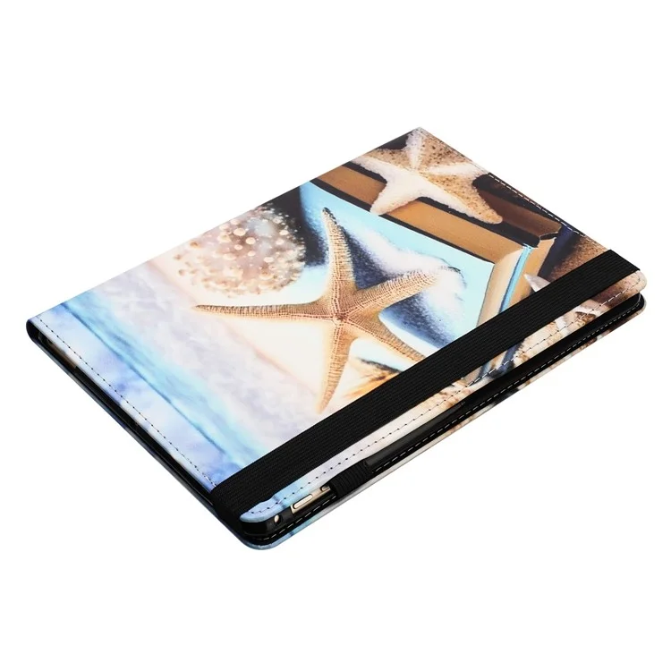 Per iPad Air (2013) / Air 2 / 9.7 pollici (2017) / (2018) Custodia in pelle PU anti-caduta con supporto per tablet, motivo stampato - Cape Star