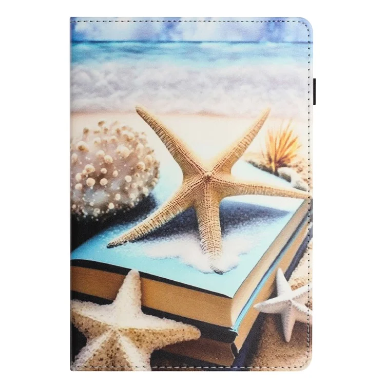 Per iPad Air (2013) / Air 2 / 9.7 pollici (2017) / (2018) Custodia in pelle PU anti-caduta con supporto per tablet, motivo stampato - Cape Star