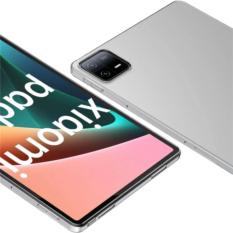 Para Xiaomi Pad 6 Pro / Pad 6 Cubierta de TPU transparente HD Funda de tableta de protección contra caídas