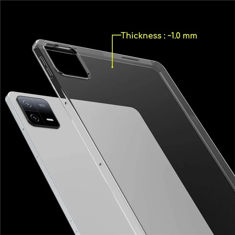 Para Xiaomi Pad 6 Pro / Pad 6 Cubierta de TPU transparente HD Funda de tableta de protección contra caídas