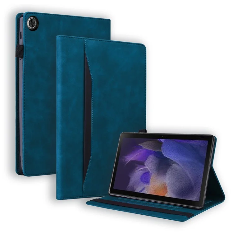 Funda para tablet Samsung Galaxy Tab A9 de cartera de piel sintética antiarañazos con soporte - Azul