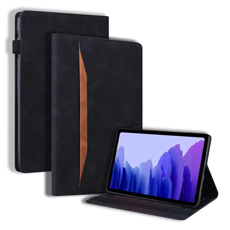 For Lenovo Tab P12 PU Leather Tablet Case Wallet Stand Full Protection Tablet Cover - Black