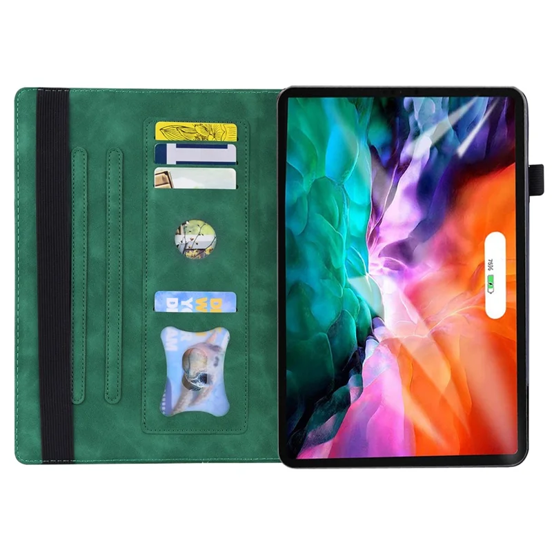 For Xiaomi Pad 6 Max 14 Wallet Tablet Case PU Leather Folding Stand Protective Tablet Cover - Green
