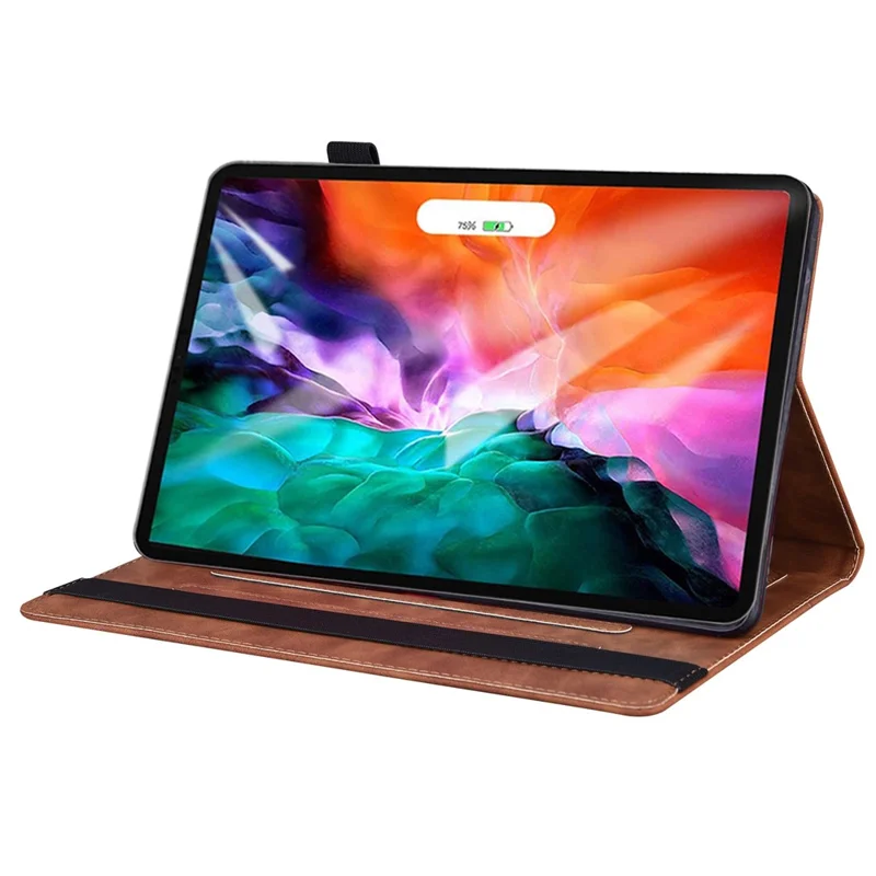 For Xiaomi Pad 6 Max 14 Wallet Tablet Case PU Leather Folding Stand Protective Tablet Cover - Brown
