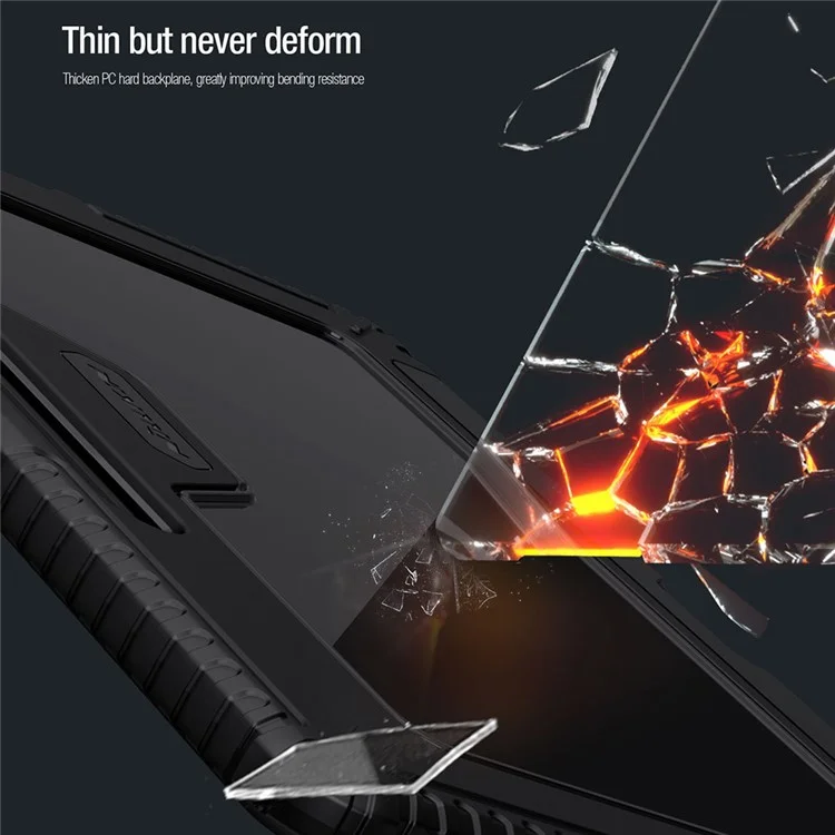 NILLKIN Bumper Backlit Bluetooth Keyboard Case para Samsung Galaxy Tab S7 FE / Tab S7+ / Tab S8+ Capa Protetora Destacável para Tablet