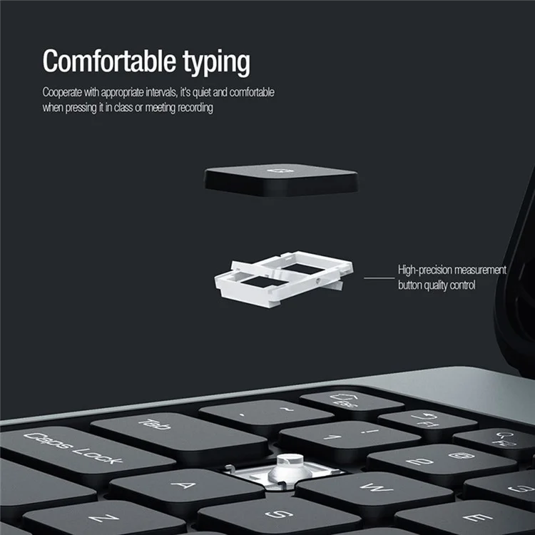 NILLKIN Bumper Backlit Bluetooth Keyboard Case para Samsung Galaxy Tab S7 FE / Tab S7+ / Tab S8+ Capa Protetora Destacável para Tablet