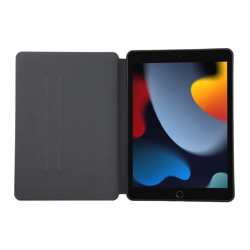 Per iPad 10.2 (2021) / (2019) / (2020) PU Leather Flip Cover Anti-Dorp Auto Wake / Sleep Tablet Case con supporto - Verde