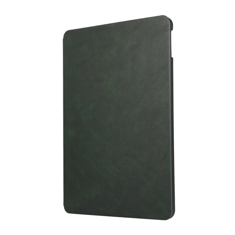 Per iPad 10.2 (2021) / (2019) / (2020) PU Leather Flip Cover Anti-Dorp Auto Wake / Sleep Tablet Case con supporto - Verde