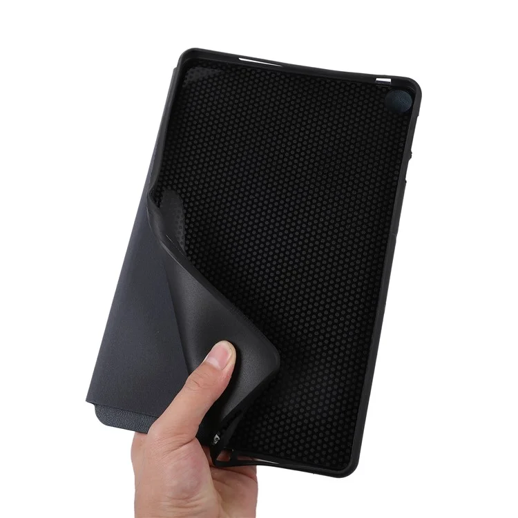 Чехол для Xiaomi Redmi Pad SE из искусственной кожи, откидной, со стойкой - черный