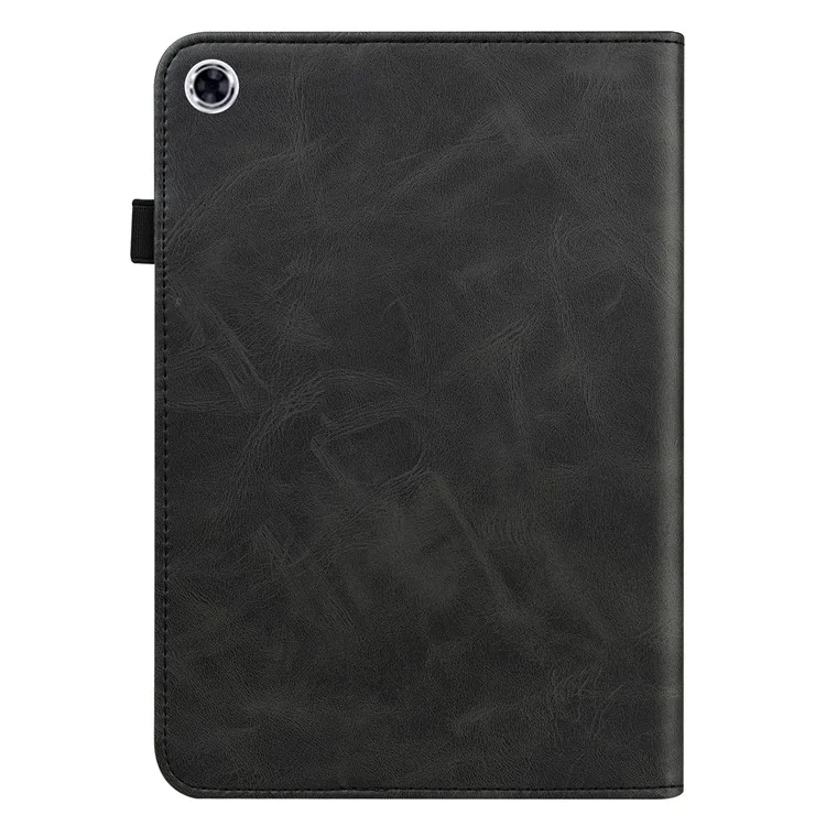 Для Samsung Galaxy Tab A9 Чехол PU Leather Stand Shell Card Holder Tablet Case - Черный