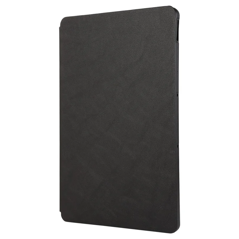 Für Realme Pad 2 Case Kratzsicheres PU-Leder Klapp-Ständer Tablet-Abdeckung - Schwarz