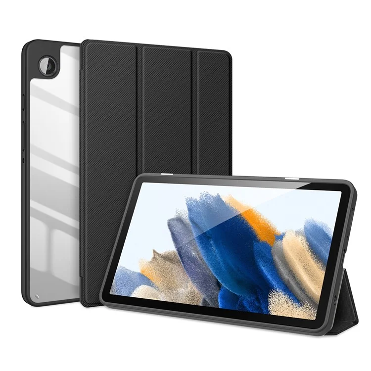 DUX DUCIS TOBY Series Per Samsung Galaxy Tab A9 Custodia Supporto Pieghevole in PU Pelle Custodia Tablet - Nero