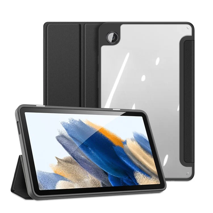 DUX DUCIS TOBY Series Per Samsung Galaxy Tab A9 Custodia Supporto Pieghevole in PU Pelle Custodia Tablet - Nero