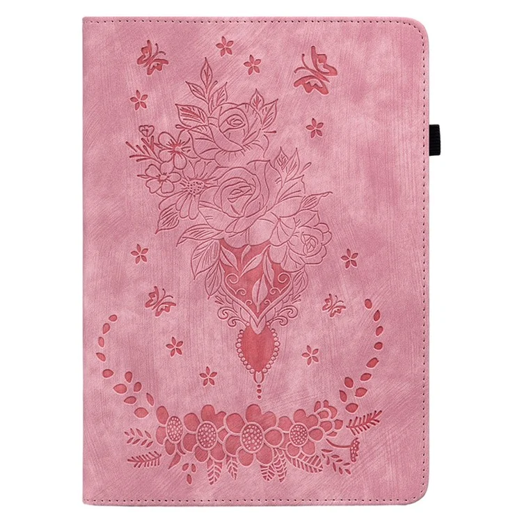Para Realme Pad 2 Capa de Proteção Caso PU Leather Stand Card Holder Tablet Cover - Pink