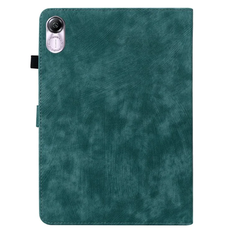 Чехол для планшета For Honor Pad X8 Pro / Pad X9, с изображением милого тигра, из искусственной кожи с подставкой - зеленый