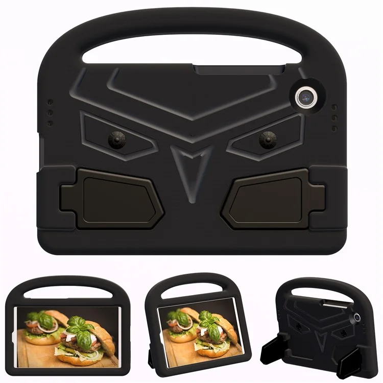 For Samsung Galaxy Tab A9 Case Sparrow Style EVA Tablet Cover with Kickstand - Black