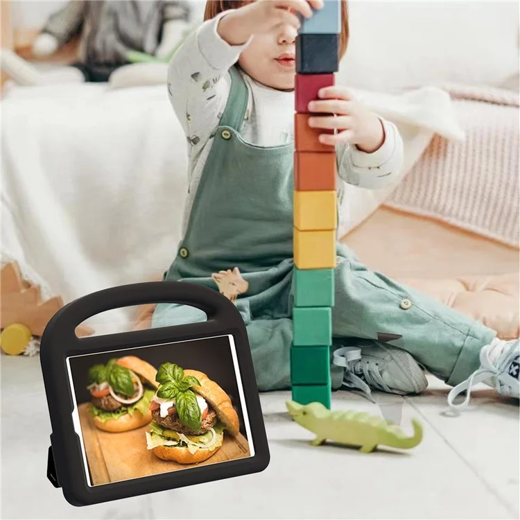 For Samsung Galaxy Tab A9 Case Sparrow Style EVA Tablet Cover with Kickstand - Black