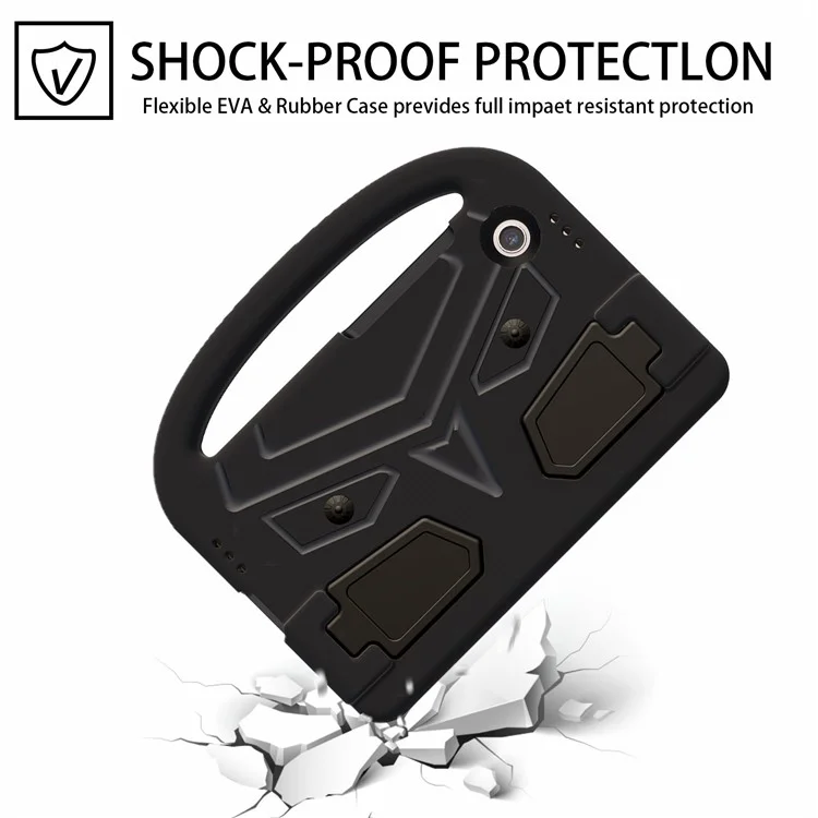 For Samsung Galaxy Tab A9 Case Sparrow Style EVA Tablet Cover with Kickstand - Black