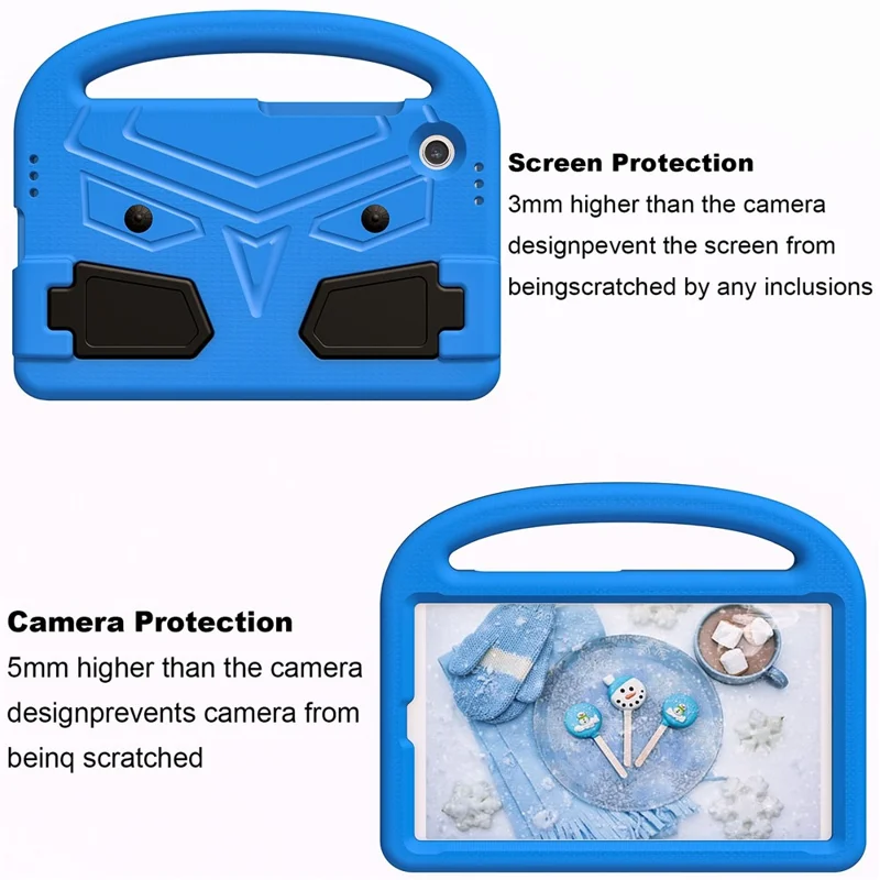 For Samsung Galaxy Tab A11 / A9 Case Sparrow Style EVA Tablet Cover with Kickstand - Blue