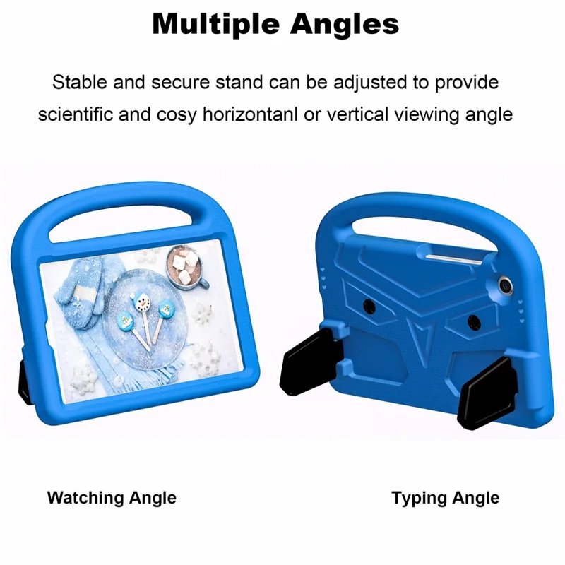 For Samsung Galaxy Tab A11 / A9 Case Sparrow Style EVA Tablet Cover with Kickstand - Blue