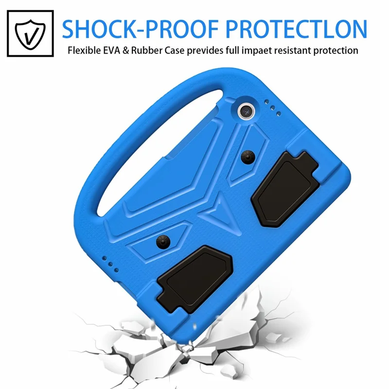 For Samsung Galaxy Tab A11 / A9 Case Sparrow Style EVA Tablet Cover with Kickstand - Blue