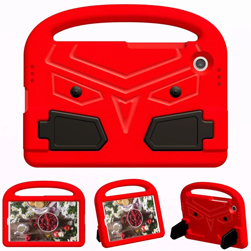 For Samsung Galaxy Tab A11 / A9 Case Sparrow Style EVA Tablet Cover with Kickstand - Red