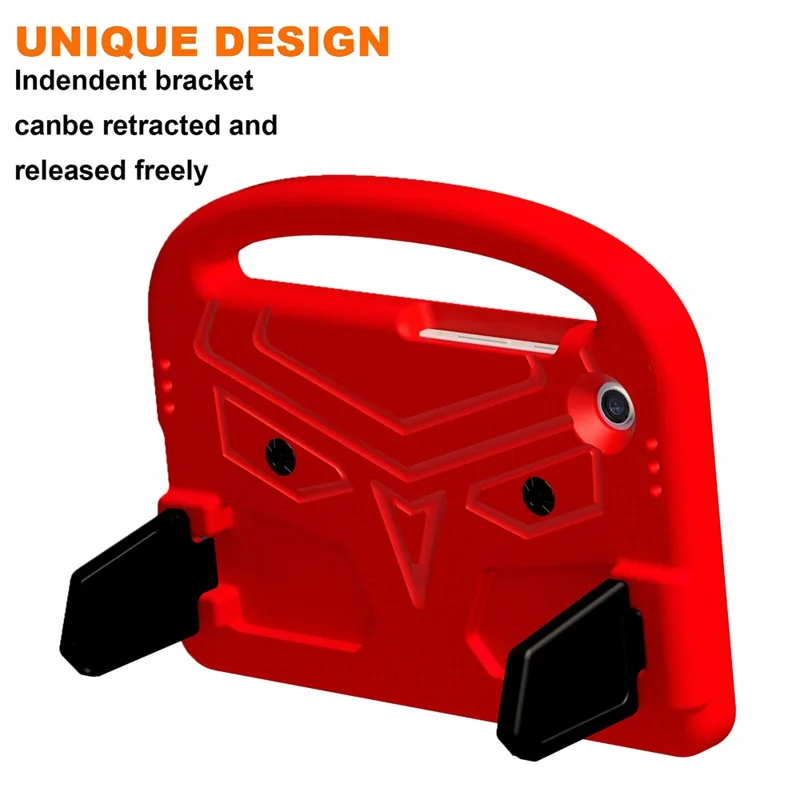 For Samsung Galaxy Tab A11 / A9 Case Sparrow Style EVA Tablet Cover with Kickstand - Red