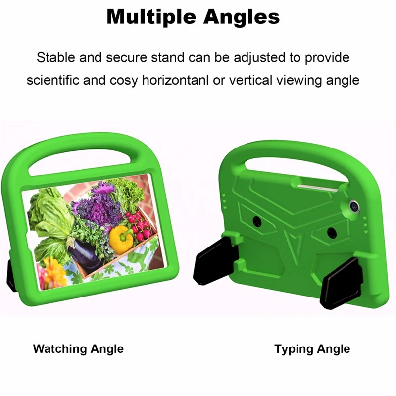 For Samsung Galaxy Tab A11 / A9 Case Sparrow Style EVA Tablet Cover with Kickstand - Green