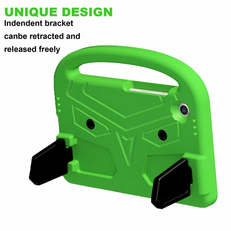 For Samsung Galaxy Tab A11 / A9 Case Sparrow Style EVA Tablet Cover with Kickstand - Green