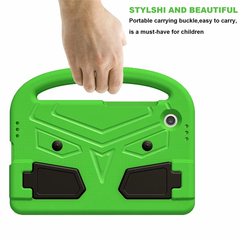 For Samsung Galaxy Tab A11 / A9 Case Sparrow Style EVA Tablet Cover with Kickstand - Green