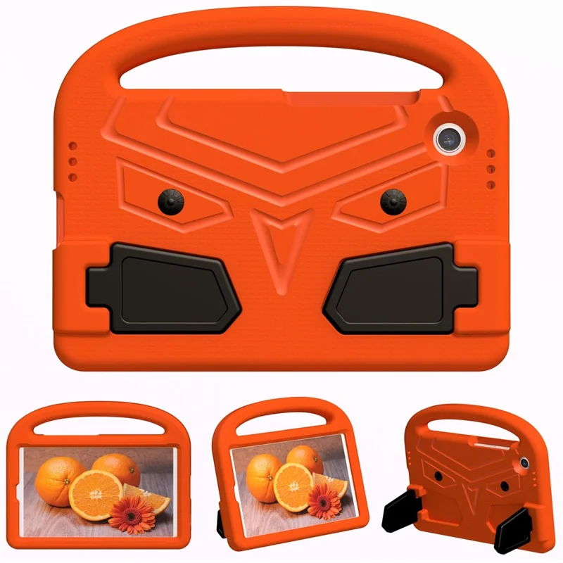 For Samsung Galaxy Tab A11 / A9 Case Sparrow Style EVA Tablet Cover with Kickstand - Orange