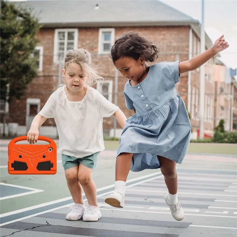 For Samsung Galaxy Tab A11 / A9 Case Sparrow Style EVA Tablet Cover with Kickstand - Orange