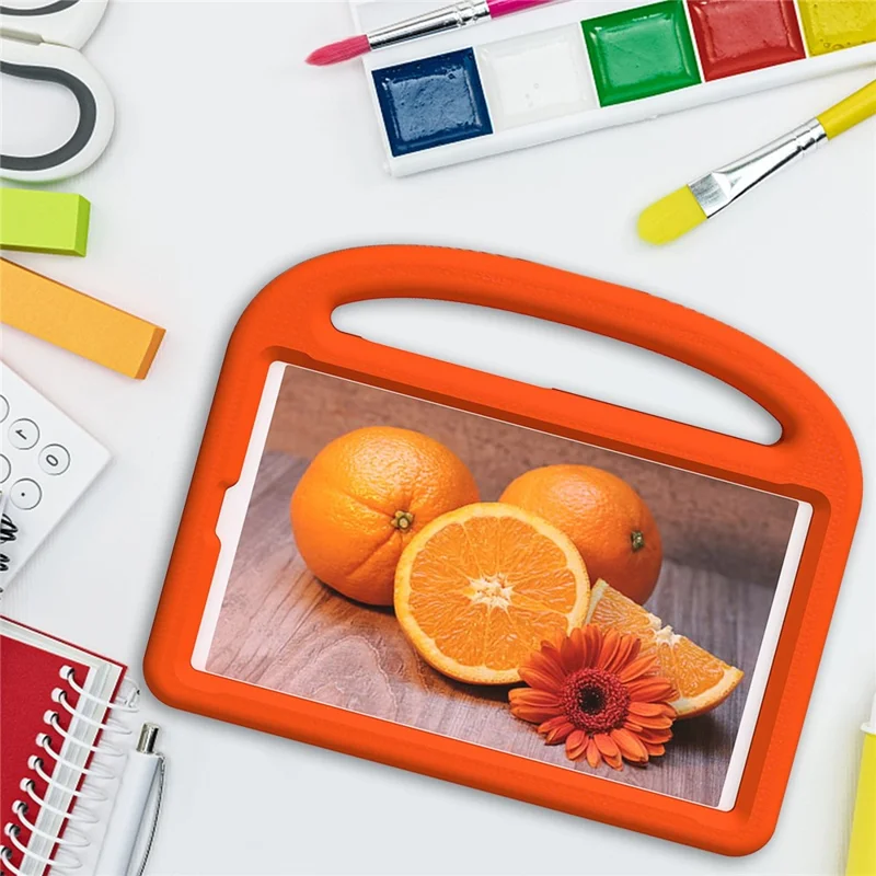 For Samsung Galaxy Tab A11 / A9 Case Sparrow Style EVA Tablet Cover with Kickstand - Orange