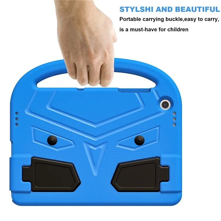 For Samsung Galaxy Tab A9+ Case Sparrow Style Hand Grip Kickstand EVA Tablet Cover - Blue