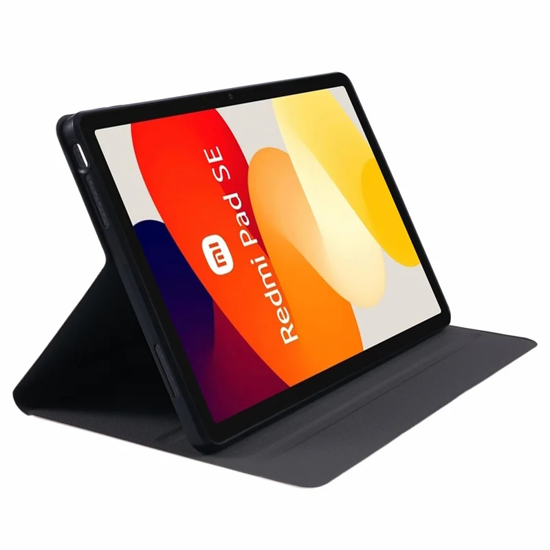 Für Xiaomi Redmi Pad SE Case Stand PU Leder Tablet Anti-Drop-Abdeckung - Gold