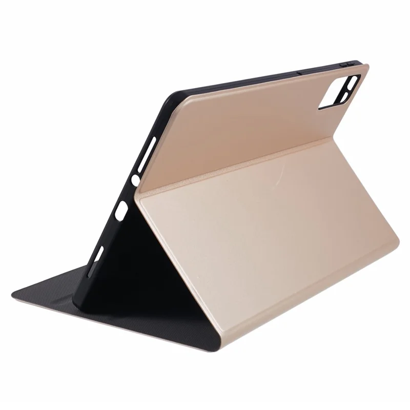 Für Xiaomi Redmi Pad SE Case Stand PU Leder Tablet Anti-Drop-Abdeckung - Gold