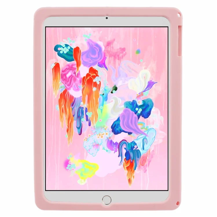 Para iPad 9.7 pulgadas (2017) / (2018) / Pro 9.7 pulgadas (2016 / iPad Air (2013) / Air 2 Funda Mariposa Soporte Tablet Funda de Silicona