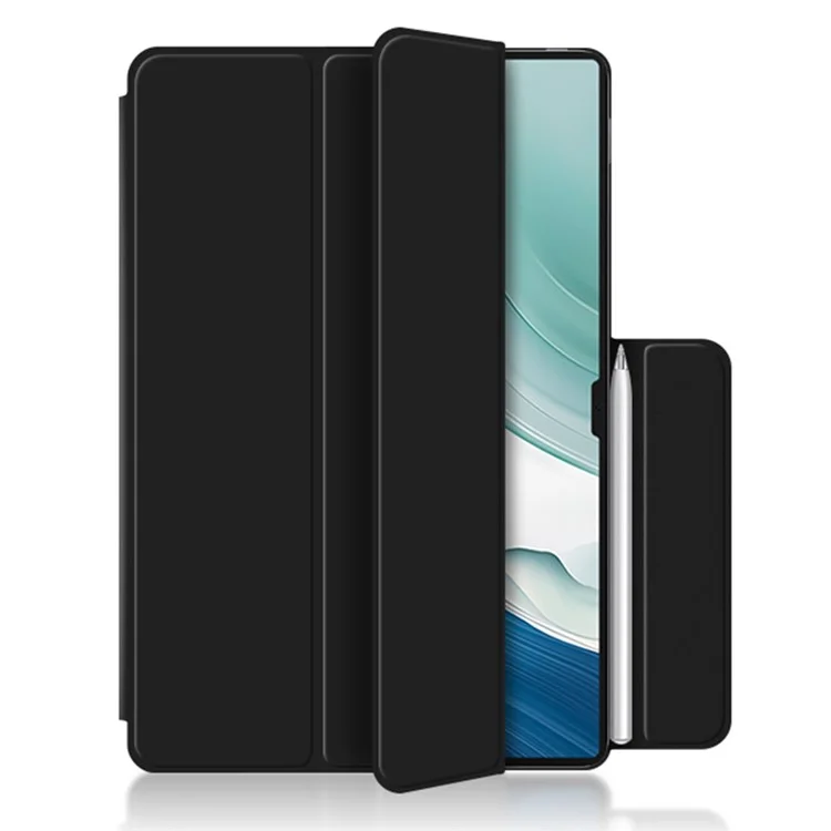 Capa para Huawei MatePad Pro 13.2" Fecho Magnético de Couro PU Capa Flip Tablet com Suporte - Preto