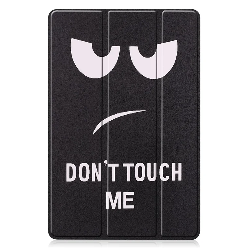 Per Samsung Galaxy Tab S9 FE Case Pattern Printing Trifold Stand Tablet Cover - Non toccarmi