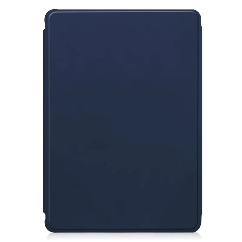 Чехол из кожи и акрила с поворотной подставкой и Bluetooth-клавиатурой для Samsung Galaxy Tab S9 FE - темно-синий