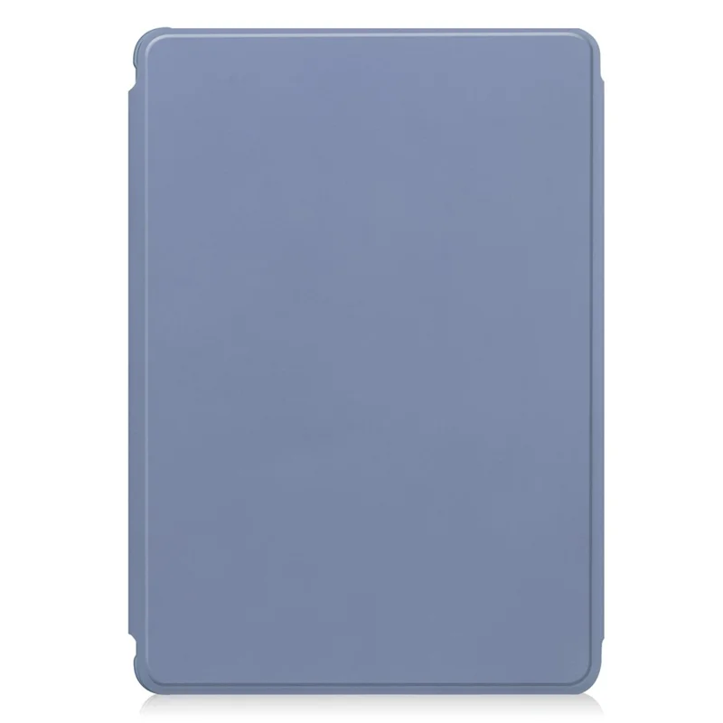 For Samsung Galaxy Tab S10 FE / S9 FE Case Leather+Acrylic Stand Tablet Cover (Without Keyboard) - Purple