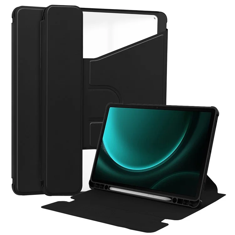 Pour Samsung Galaxy Tab S9 FE+ Étui Rotatif Support Tablette Cover (sans Clavier) - Noir