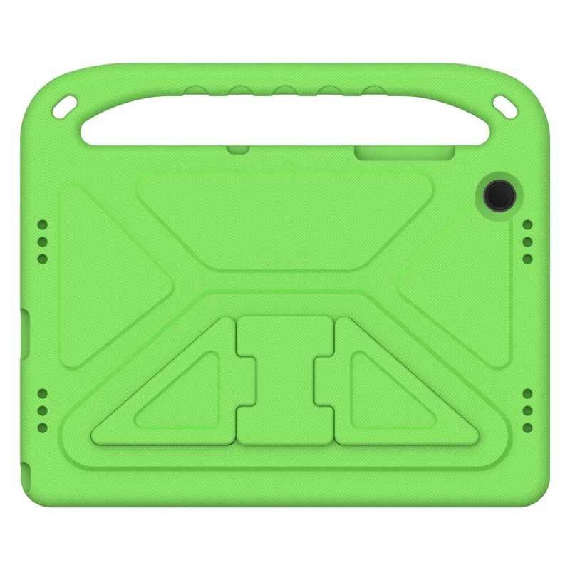 For Samsung Galaxy Tab A11+ / A9+ Case Handle Design EVA Tablet Cover with Kickstand - Green